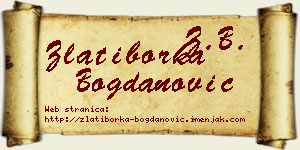 Zlatiborka Bogdanović vizit kartica